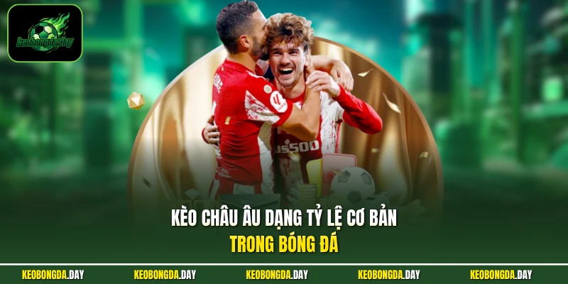 Kèo Châu Âu dạng tỷ lệ cơ bản trong bóng đá