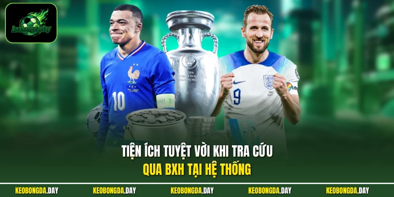 Tiện ích tuyệt vời khi tra cứu qua BXH tại hệ thống